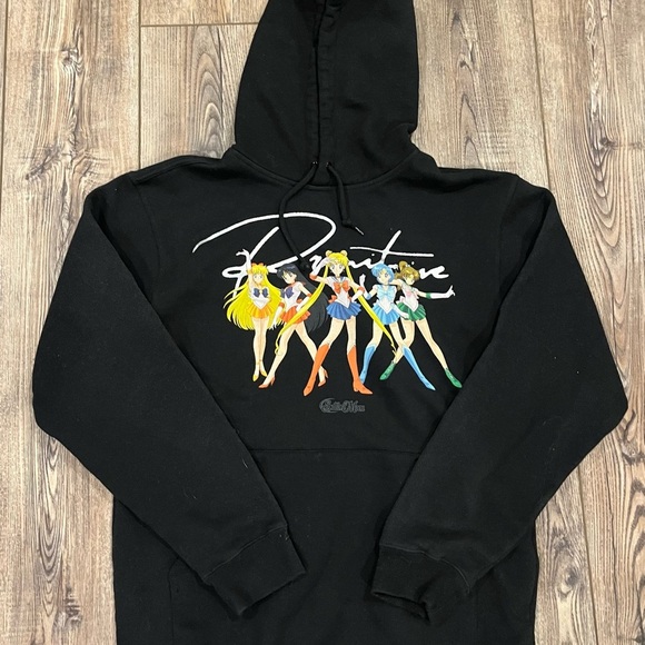Primitive × Sailor Moon Black Hoodie — Size M — Rare Collab - Picture 2 of 7